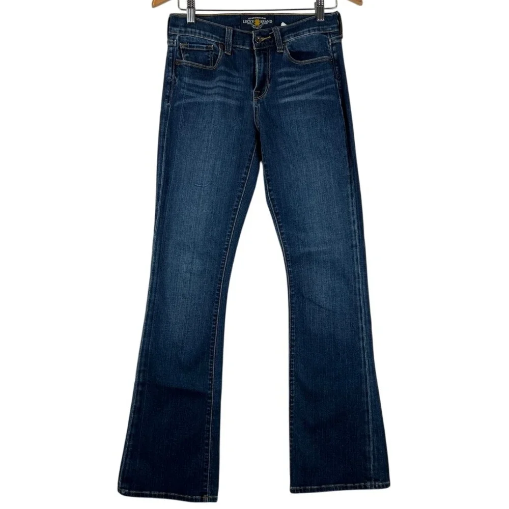 Lucky Brand Sofia Bootcut Jeans Dark Wash Denim Classic Style Womens 4‎ 27